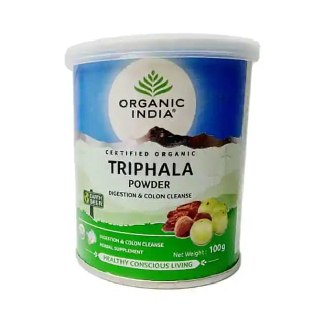 Organic India Triphala Powder (1 Box Of 100 gm Powder)