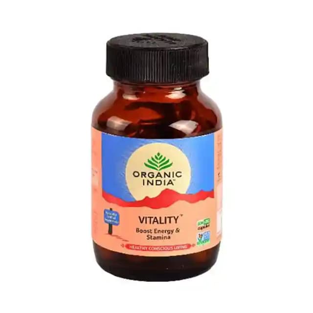 Organic India Vitality Veg (1 Bottle of 60 vegicaps)