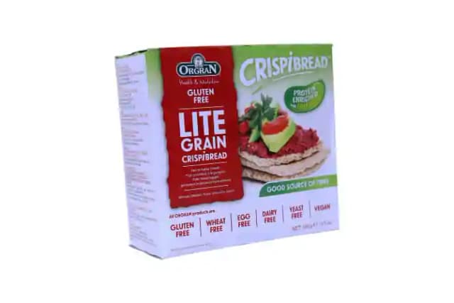 Orgran Lite Grain Crispibread (1 Box Of 130 gm Snacks)