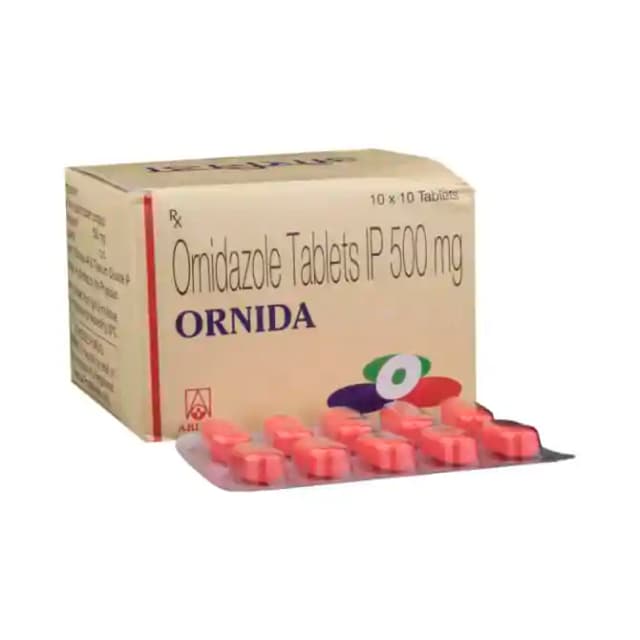 Ornida 500mg (10 tablets in 1 strip)