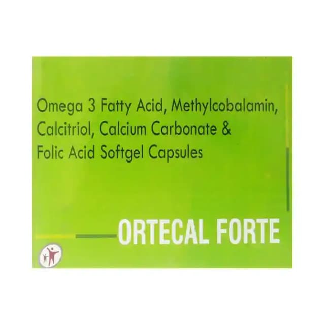 Ortecal Forte Softgel (1 Strip Of 10 soft gelatin capsules)