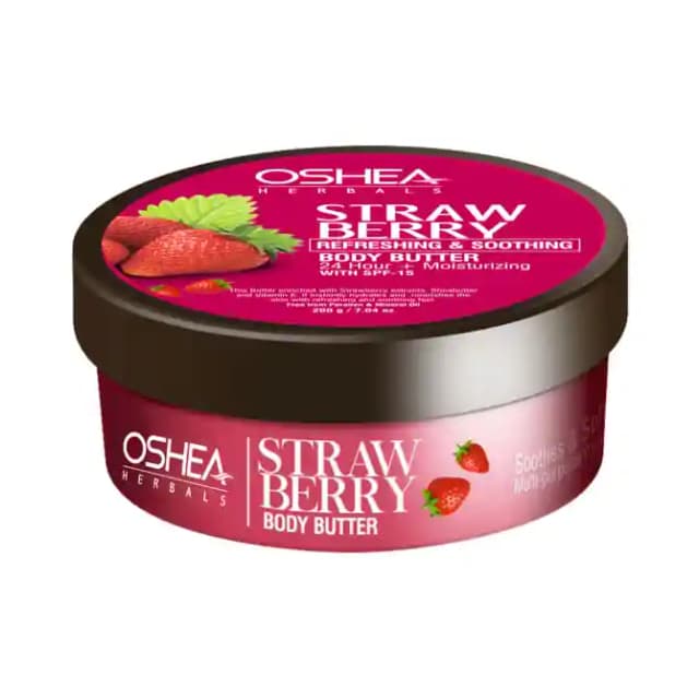 Oshea Herbals Body Butter Strawberry (1 Jar Of 200 gm Lotion)