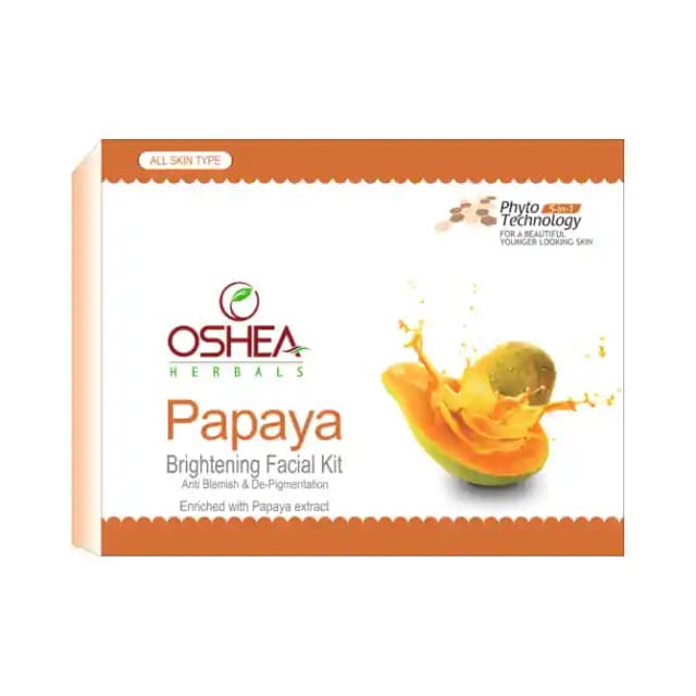 Oshea Herbals Facial Kit Papaya (1 Box Of 209 gm Kit)