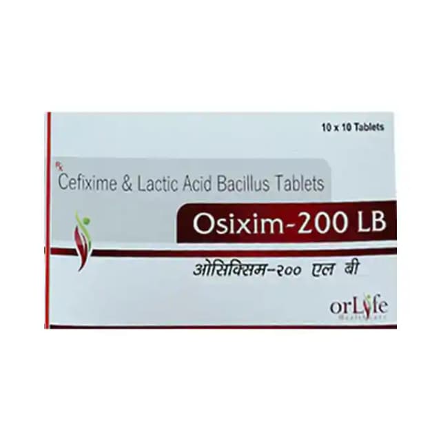 Osixim 200 LB (10 tablets in 1 strip)