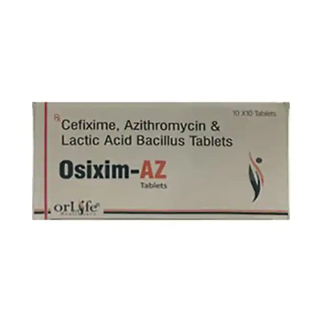 Osixim AZ (10 tablets in 1 strip)