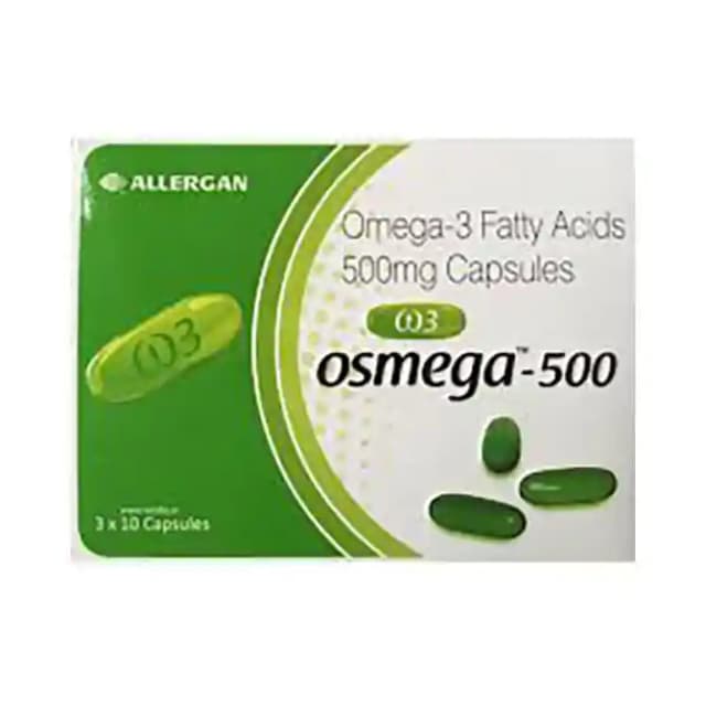Osmega 500mg Soft Gelatin (10 Capsules in 1 strip)