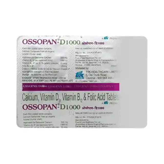 Ossopan D 1000 (10 tablets in 1 strip)