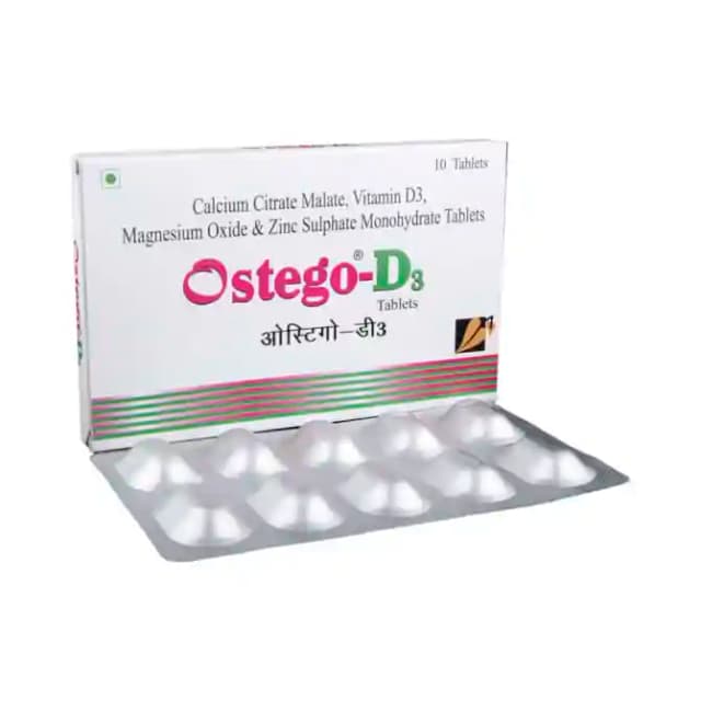 Ostego D3 (1 Strip Of 10 tablets)