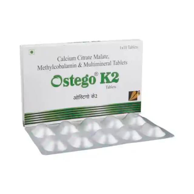 Ostego K2 (1 Strip Of 10 tablets)