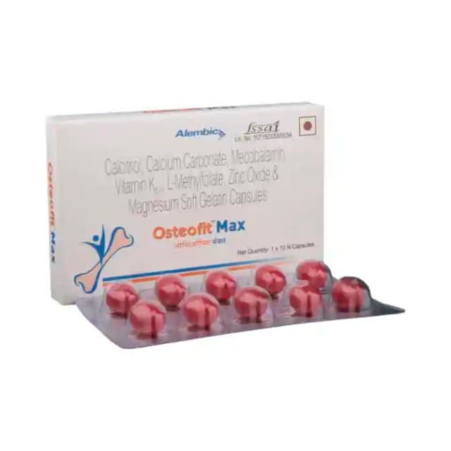 Osteofit Max Soft Gelatin (1 Strip Of 10 soft gelatin capsules)
