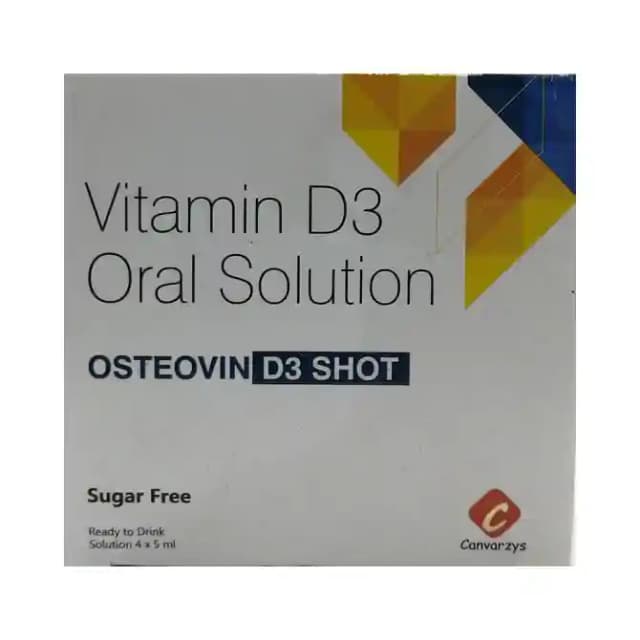 Osteovin D3 Shot Sugar Free (1 Bottle of 5 ml Oral Solution)