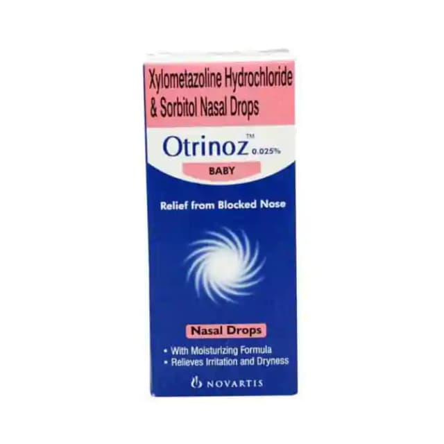 Otrinoz Baby 0.025% Nasal Drops (1 Bottle of 10 ml Nasal Drops)