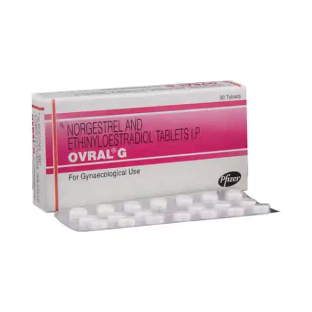 Ovral G (20 tablets in 1 strip)