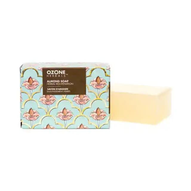 Ozone Herbals Almond Soap (1 Packet Of 125 gm Soap)