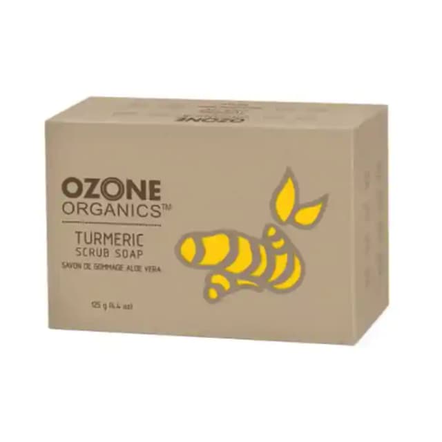 Ozone Organics Turmeric Scrub Soap (1 Packet Of 125 gm Soap)