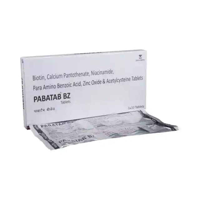 Pabatab BZ (1 Strip Of 10 tablets)