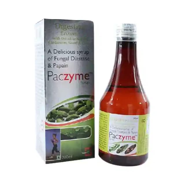 Paczyme Syrup (1 Bottle of 200 ml Syrup)