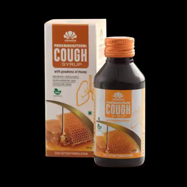 Pankajakasthuri Cough Syrup Honey (1 Bottle of 100 ml Syrup)