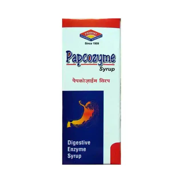 Papcozyme Syrup (1 Bottle of 225 ml Syrup)