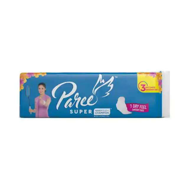 Paree Super Dry Feel Sanitary Pads (1 Packet Of 7 pads)