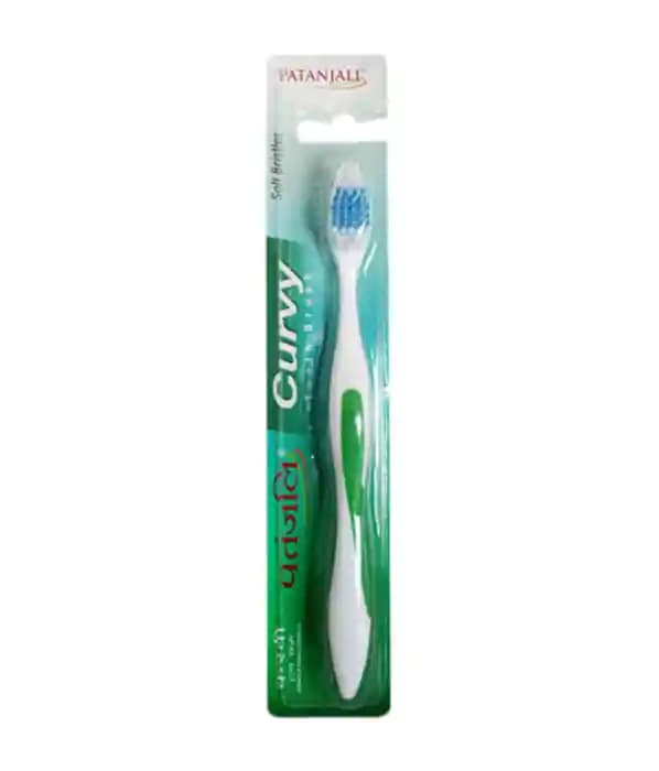 Patanjali Ayurveda Curvy Toothbrush (1 Packet Of 1 Toothbrush)