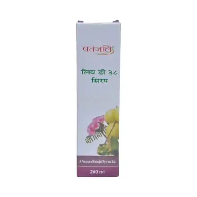 Patanjali Ayurveda Liv D 38 Syrup (1 Bottle of 200 ml Syrup)