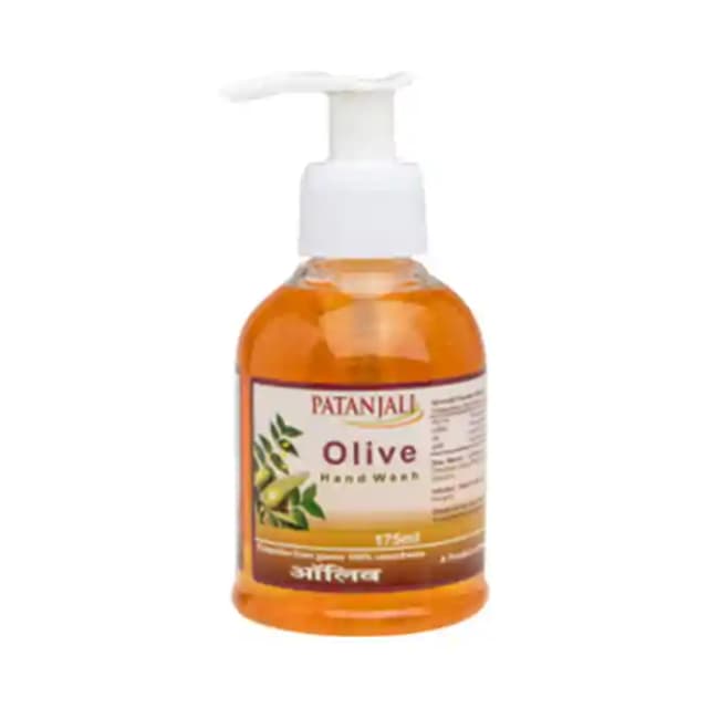 Patanjali Ayurveda Olive Handwash (1 Pump Bottle of 175 ml Liquid)