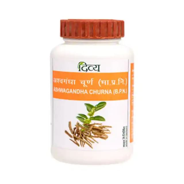 Patanjali Divya Ashwagandha Churna (1 Bottle of 100 gm Churna)