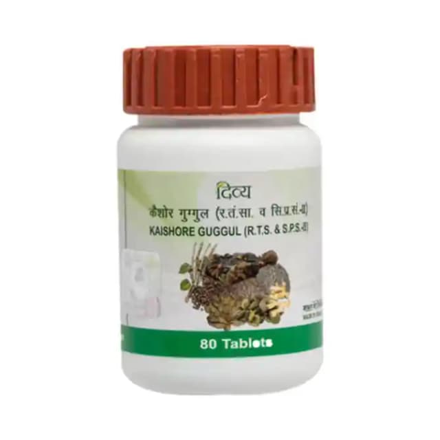 Patanjali Divya Kaishore Guggul (1 Bottle of 40 gm tablets)