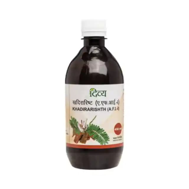 Patanjali Divya Khadirarishth (1 Bottle of 450 ml Liquid)