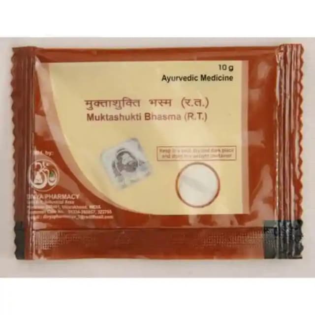 Patanjali Divya Mukta Shukti Bhasma (1 Packet Of 10 gm Powder)
