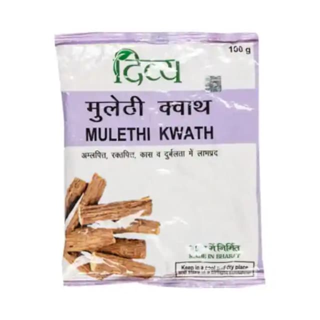 Patanjali Divya Mulethi Kwath (1 Packet Of 100 gm Powder)