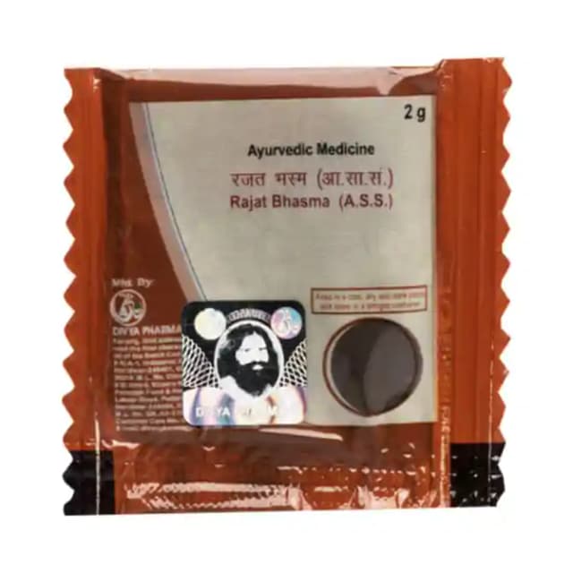 Patanjali Divya Rajat Bhasma (1 Sachet Of 2 gm Powder)