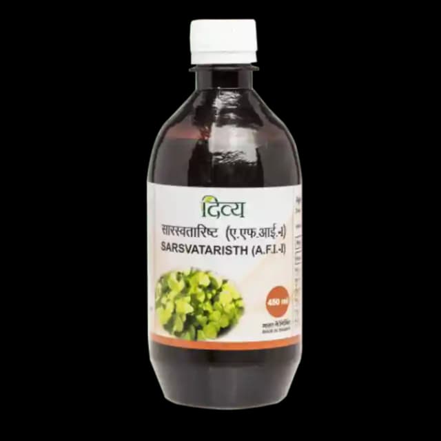 Patanjali Divya Saraswatarishta (1 Bottle of 450 ml Liquid)