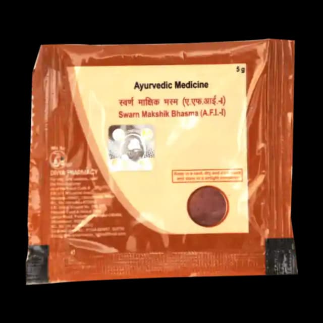 Patanjali Divya Swarn Makshik Bhasma (1 Sachet Of 5 gm Powder)