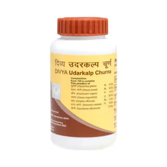 Patanjali Divya Udarkalp Churna (1 Bottle of 100 gm Churna)