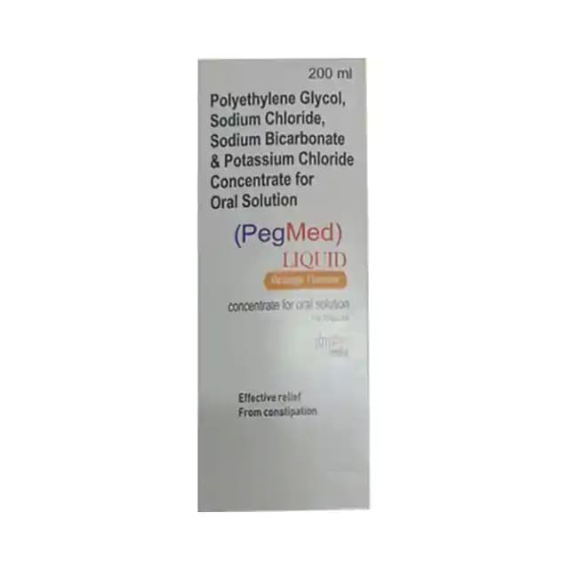 Pegmed Liquid Orange (1 Bottle of 200 ml Liquid)