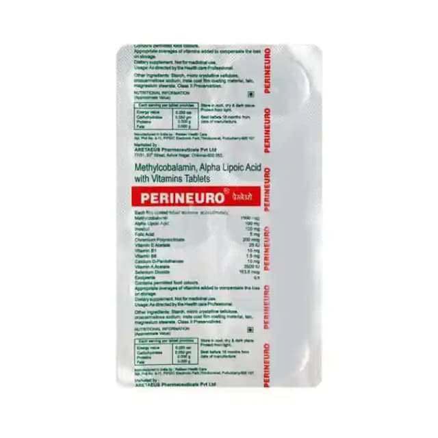 Perineuro (1 Strip Of 10 tablets)