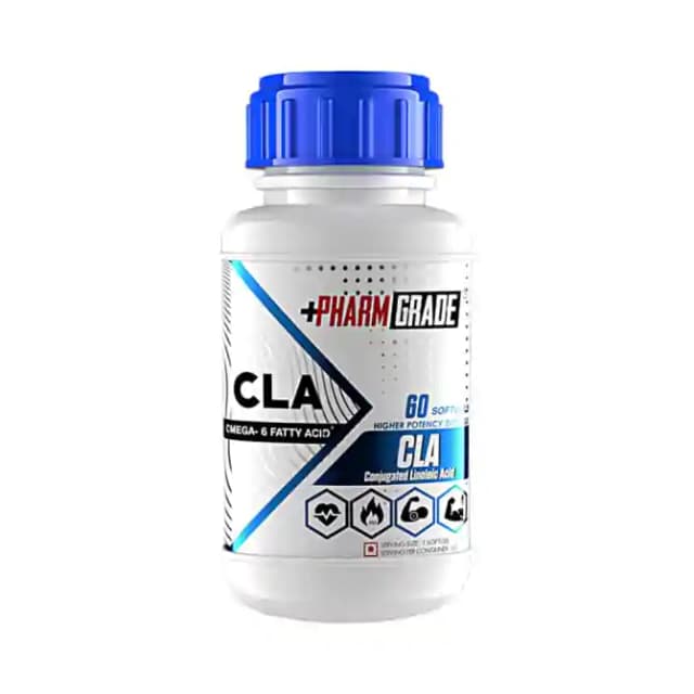 Pharmgrade CLA Softgels (1 Bottle of 60 soft gelatin capsules)