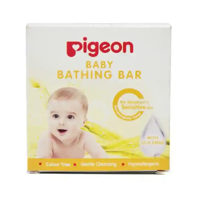 Pigeon Baby Bathing Bar with Glycerin (1 Packet Of 75 gm Soap)