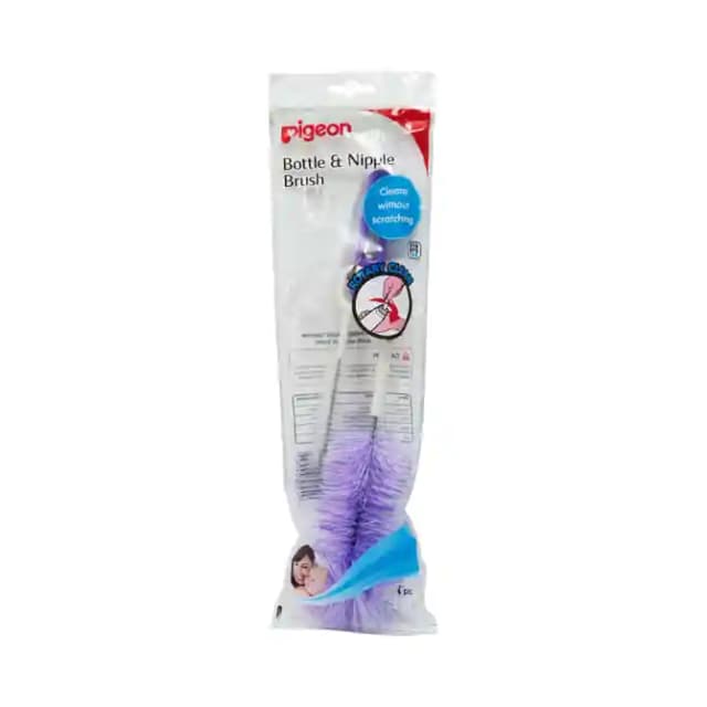 Pigeon Bottle and Nipple Brush Blue (1 Packet Of 1 Bottle Cleaning Brush)