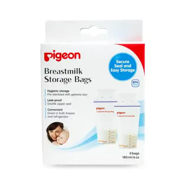 Pigeon Breast Milk Storage Bag (1 Packet Of 5 bags)