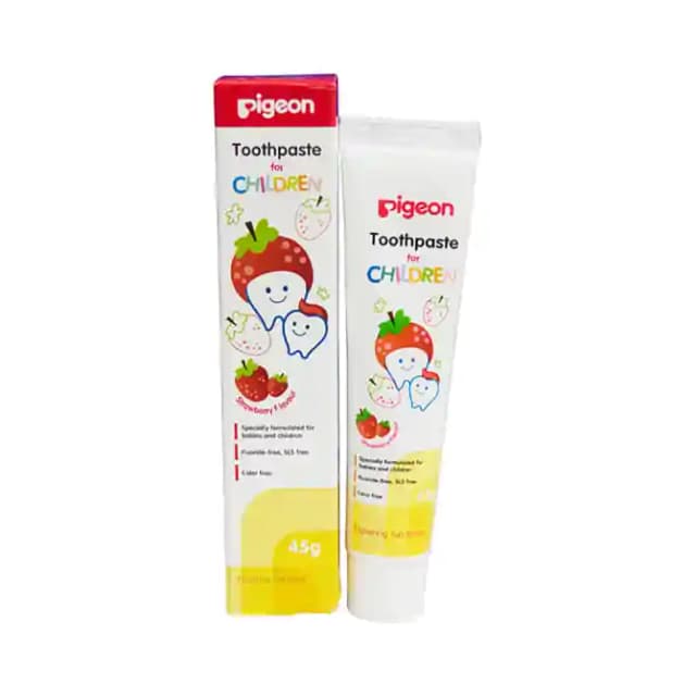 Pigeon Children Toothpaste Strawberry (1 Tube Of 45 gm Toothpaste)