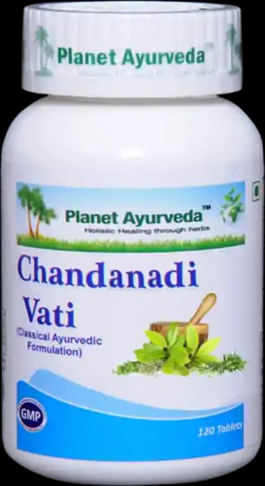 Planet Ayurveda Chandanadi Vati (1 Bottle of 120 tablets)
