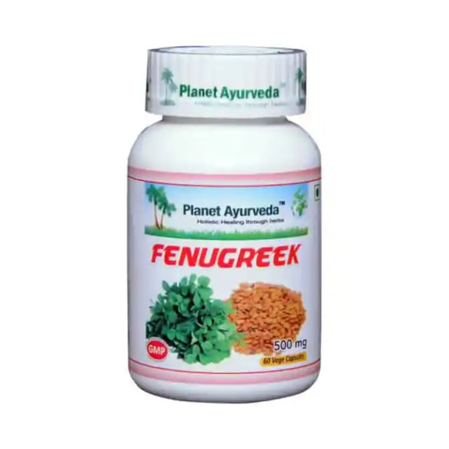 Planet Ayurveda Fenugreek (1 Bottle of 60 capsules)