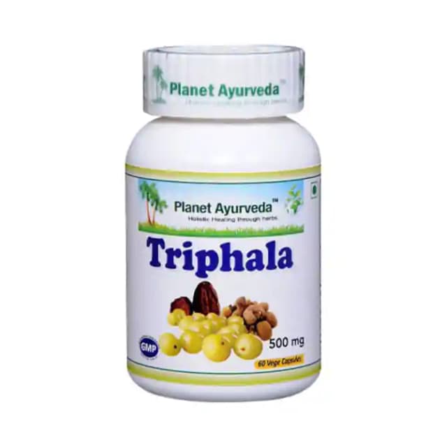 Planet Ayurveda Triphala (1 Bottle of 60 capsules)
