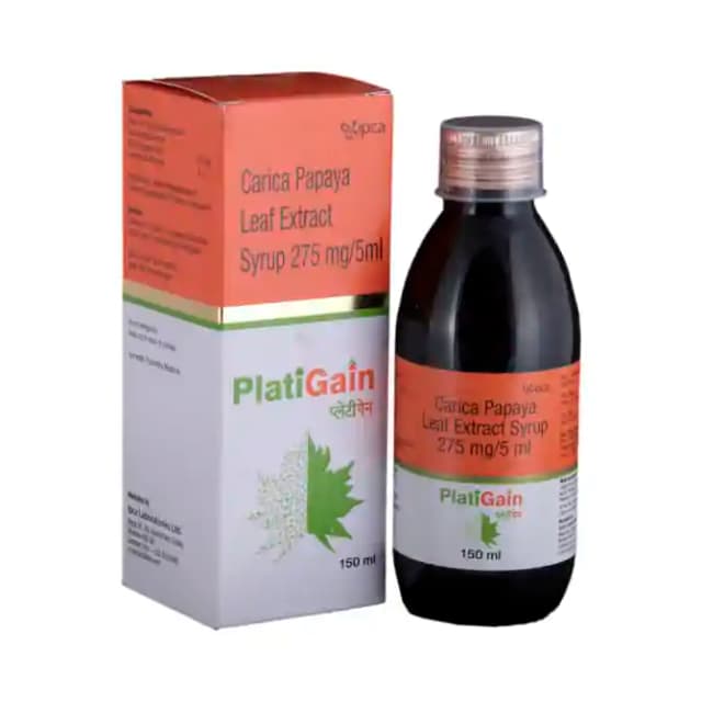 Platigain Syrup (1 Bottle of 150 ml Syrup)