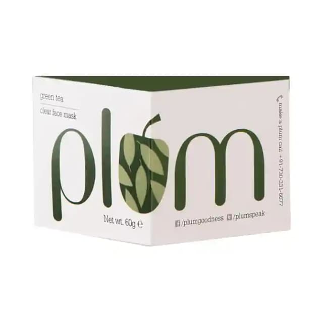 Plum Face Mask Green Tea Clear (1 Jar Of 60 gm Face Mask)