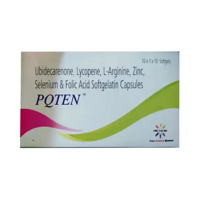 Pqten Softgel (1 Strip Of 10 soft gelatin capsules)