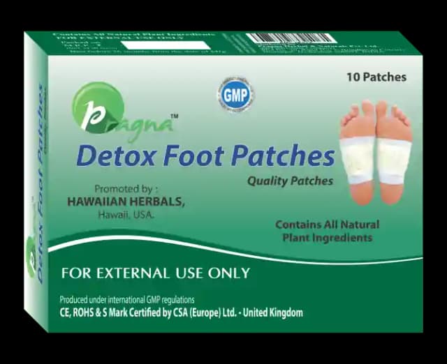 Pragna Detox Foot Patch (1 Box Of 10 patches)